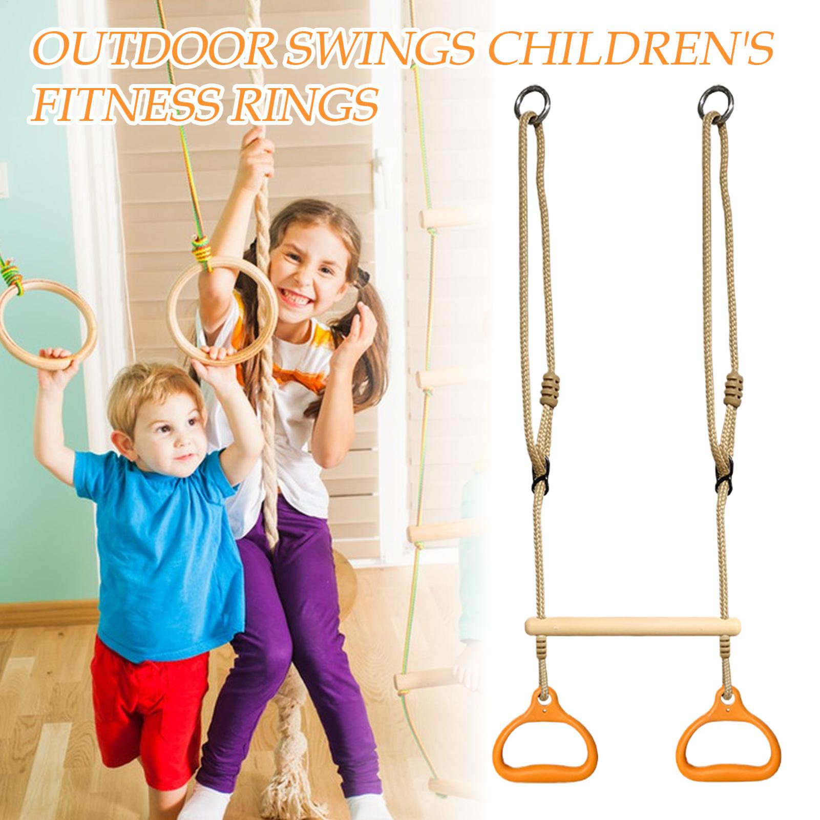 Kids Outdoor Gym Equipment - Salıncak barı spor salonu ekipmanları halkaları