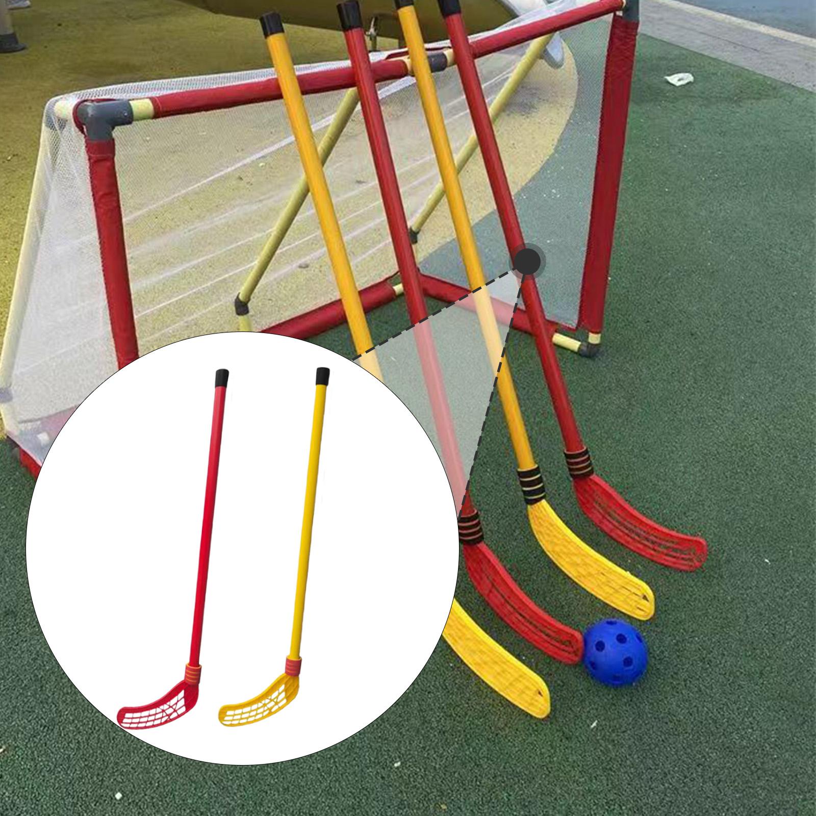 Kids Outdoor Hockey Sticks - Floorball Sopa Saha Hokeyi Acemi Oyuncak