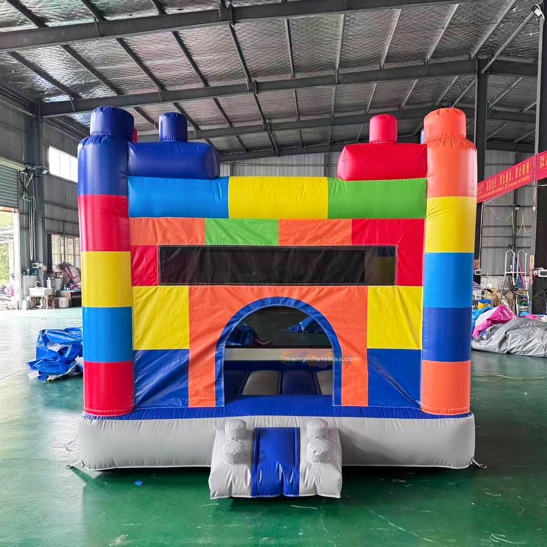 Kids Outdoor House With Slide - Çocuklar İçin Şişme Oyun Parkı Kaydıraklı