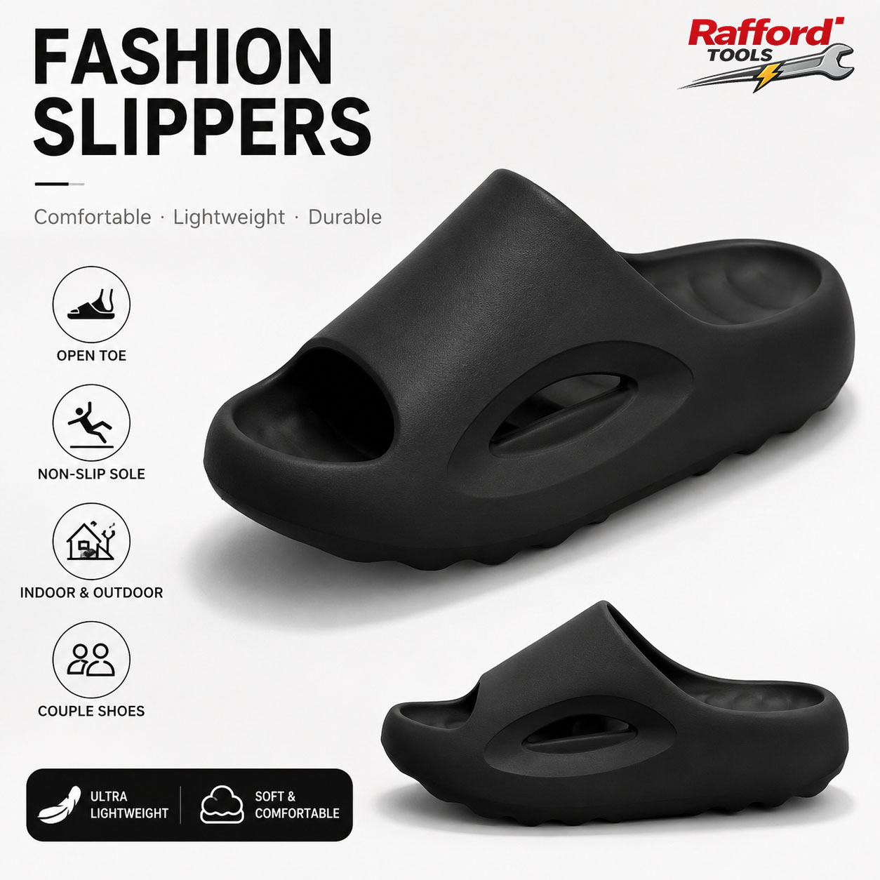 Kids Outdoor Equipment - Rafford Erkek ve Kadın Spor Terlikleri,