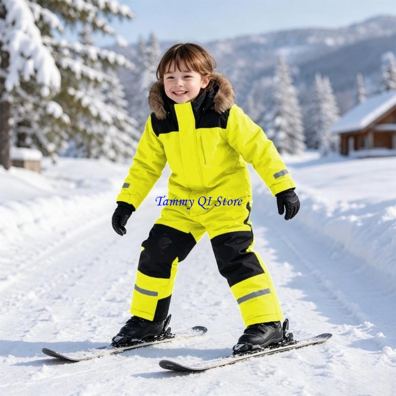 Kids Outdoor Overalls - F1FD Çocuk Kar Elbisesi Kış Dış