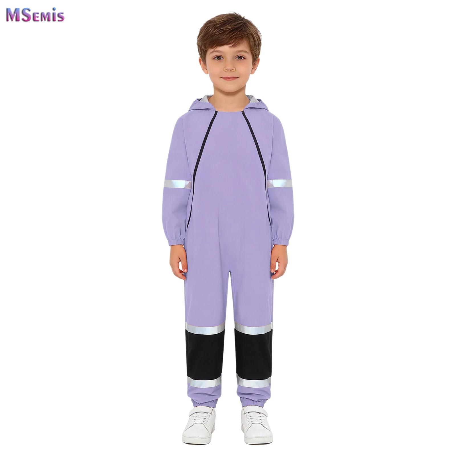 Kids Outdoor Overalls - Erkek Kız Yağmurluk Su Geçirmez Tulum