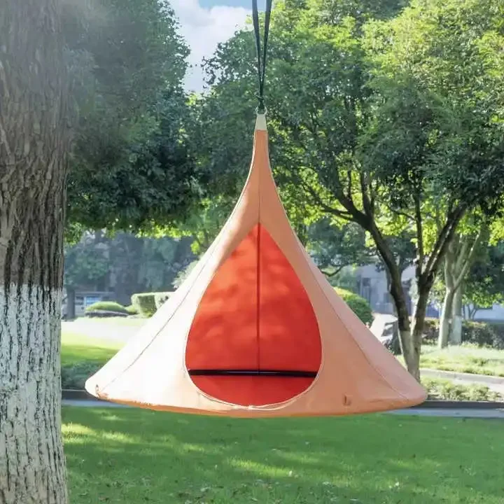 Kids Outdoor Nest Swing - İç ve Dış Mekan Asılı Yuvarlak