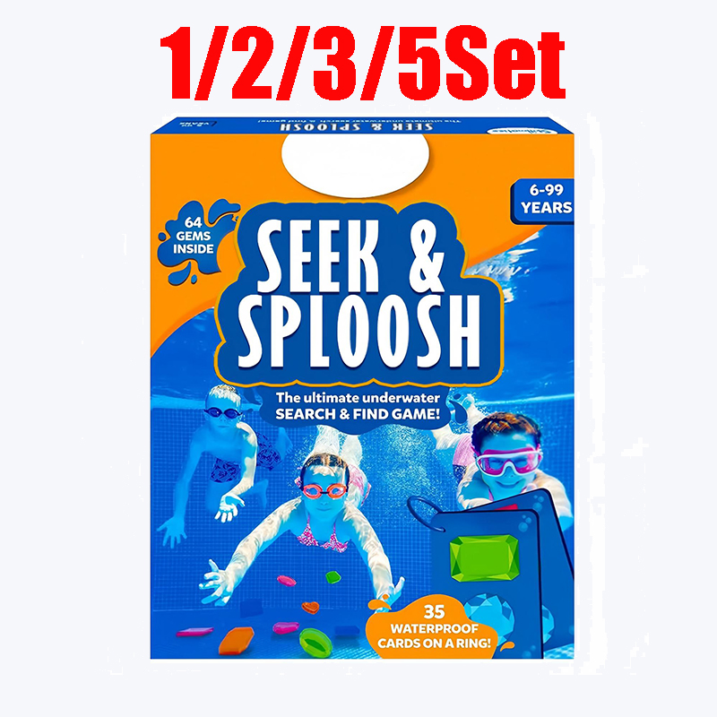 Kids Outdoor Learning Activities - 1/2/3/5 takım sualtı renkli mücevher havuzu