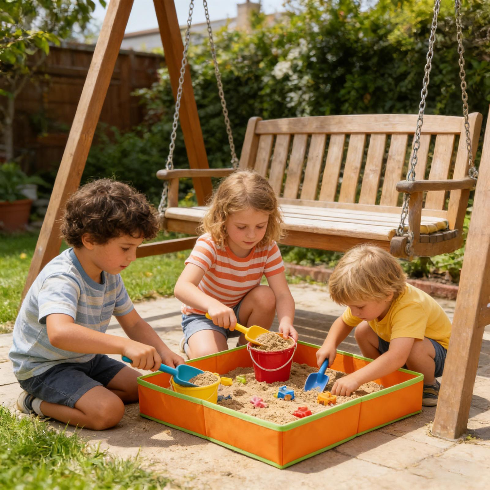 Kids Outdoor Picnic Table - 1 Adet Çocuklar İçin Kum Masası,
