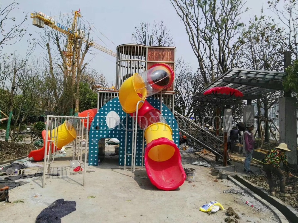 Kids Outdoor Gym Equipment - 2018 YENİ CE Sertifikalı Şehir Temalı