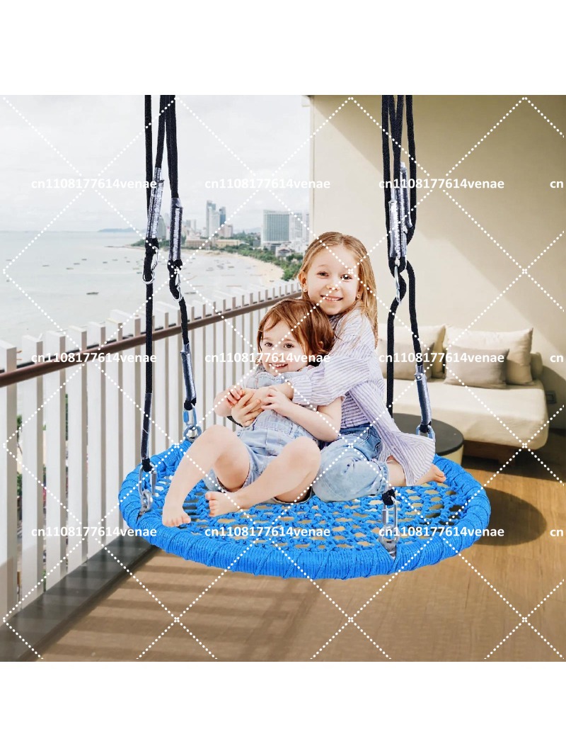 Kids Outdoor Nest Swing - Çocuklar için Açık Hava Yuvarlak Disk