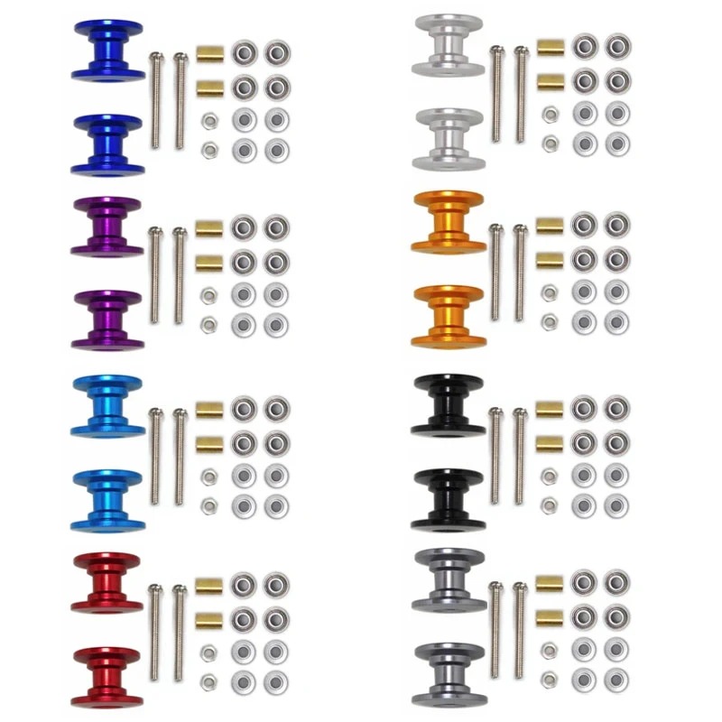 Tamiya Model Mini 4Wd - 2 adet 12-13mm çift kılavuz makaralı