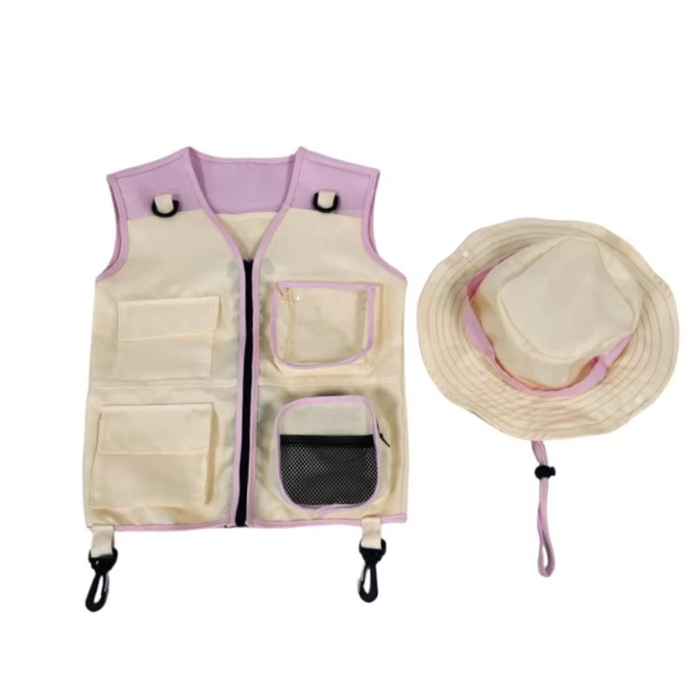 Kids Outdoor Adventure Kit - Yazlık Giysiler Çocuk Kaşif Yeleği Şapka