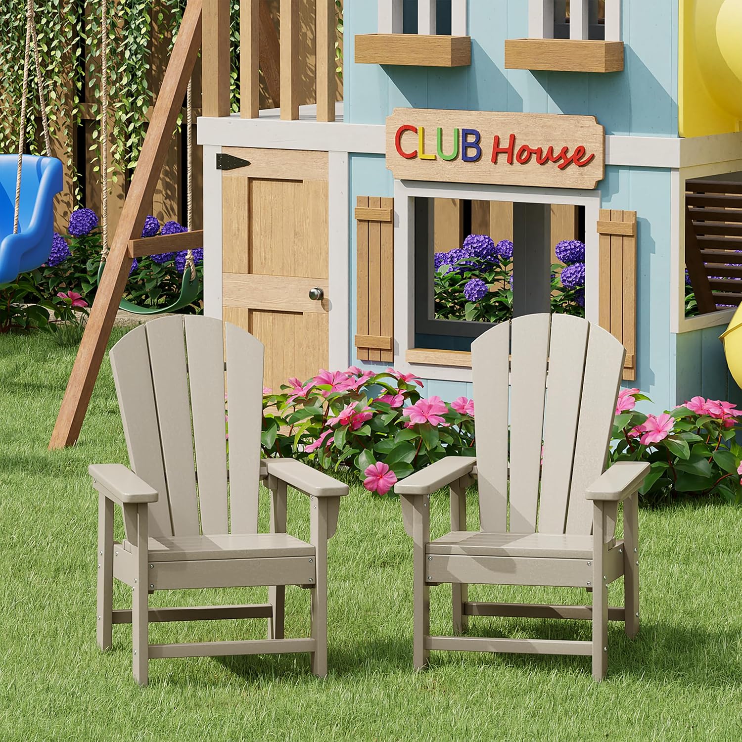 Kids Outdoor Loungers - Çocuklar için 2'li Açık Hava Sandalye