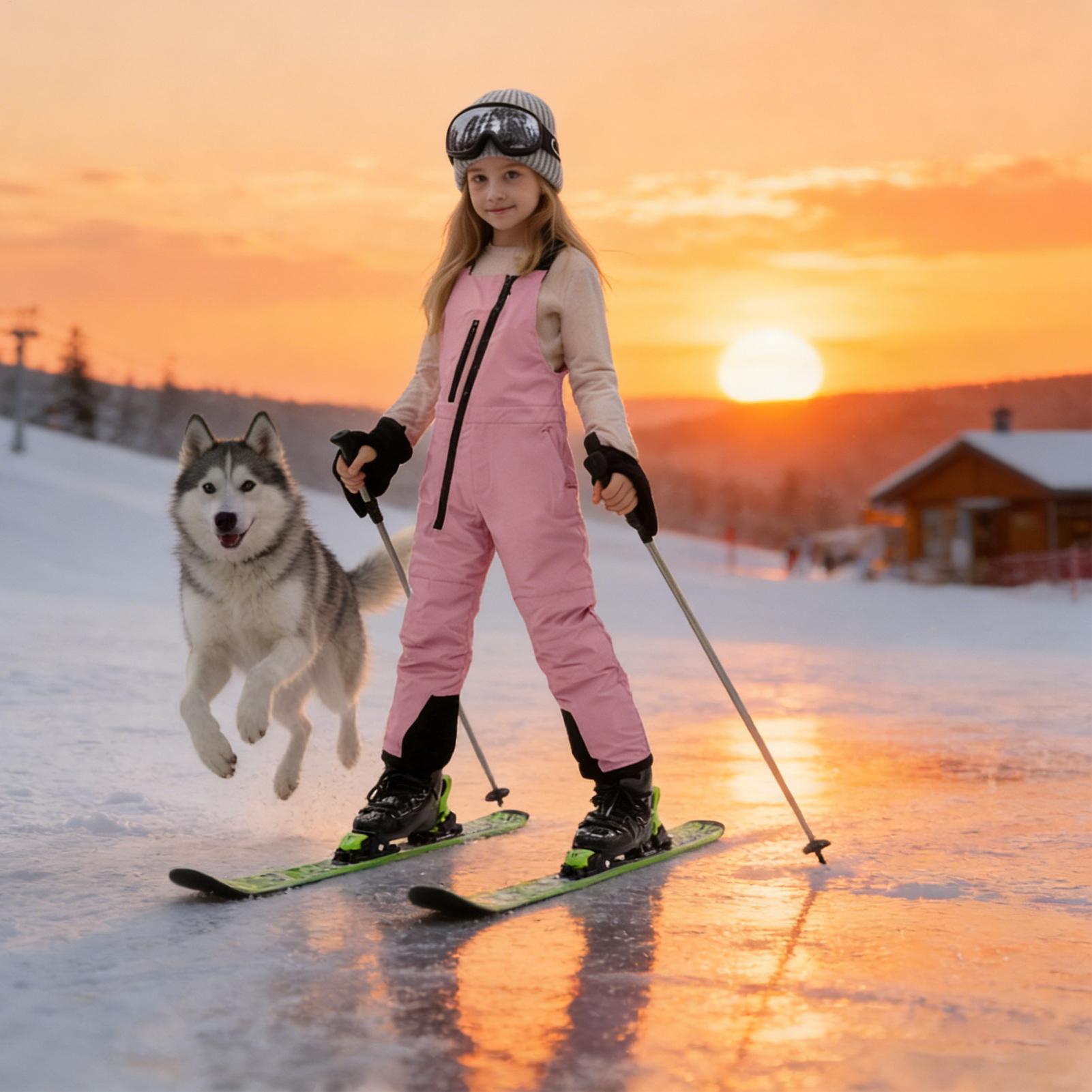 Kids Outdoor Overalls - Çocuklar için Kışlık Kar Tulumu, Su