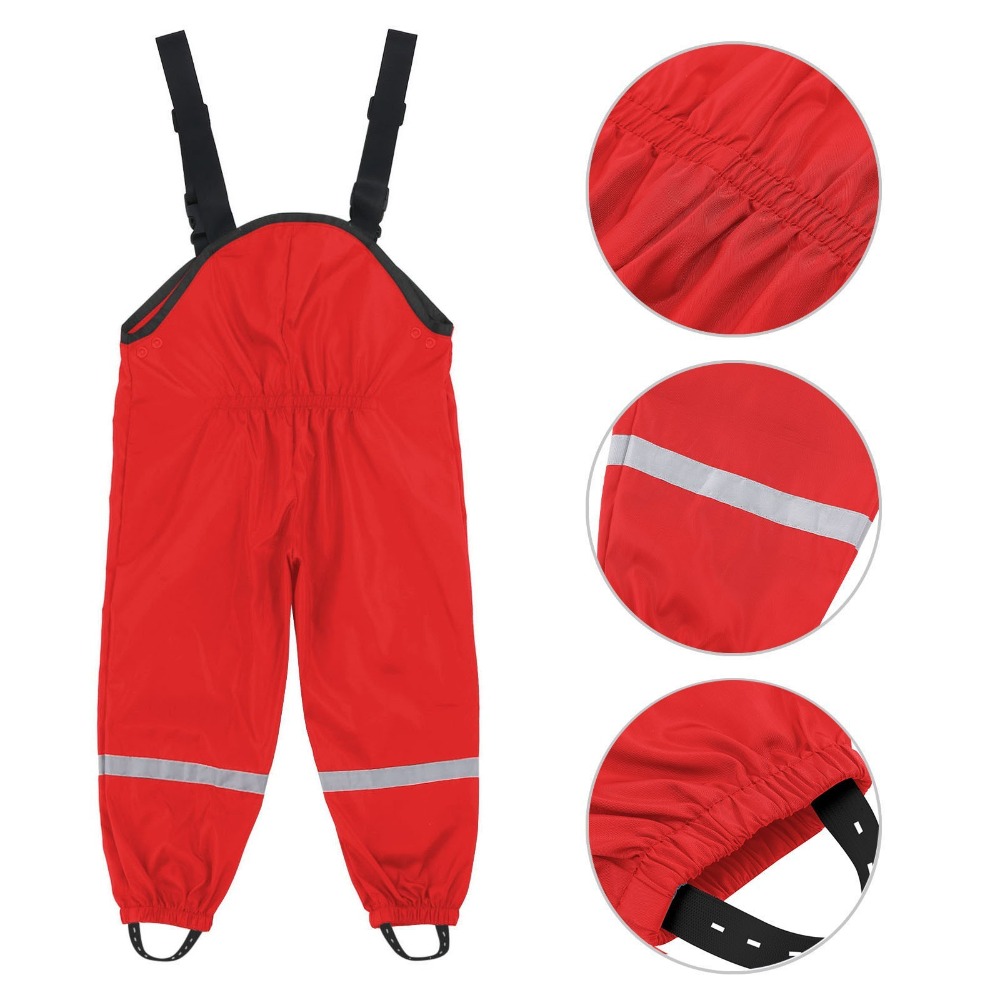 Kids Outdoor Overalls - Çocuklar için PU Su Geçirmez Yağmur