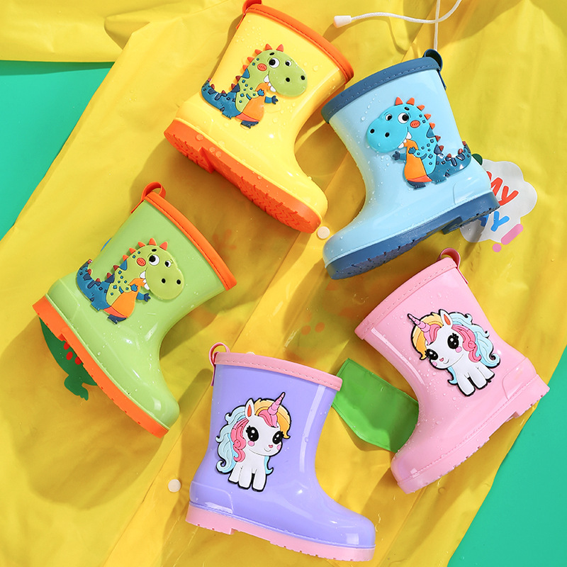 Kids Outdoor Garden - Dört mevsim erkek kız dinozor yağmur