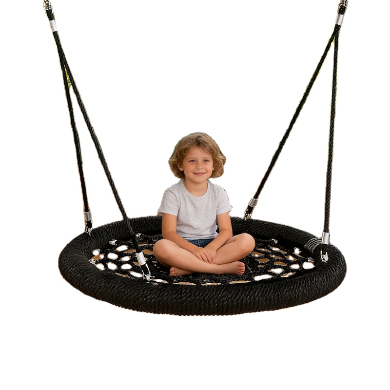 Kids Outdoor Nest Swing - ROPECUBE Çelik Halat Kuş Yuvası Salıncağı