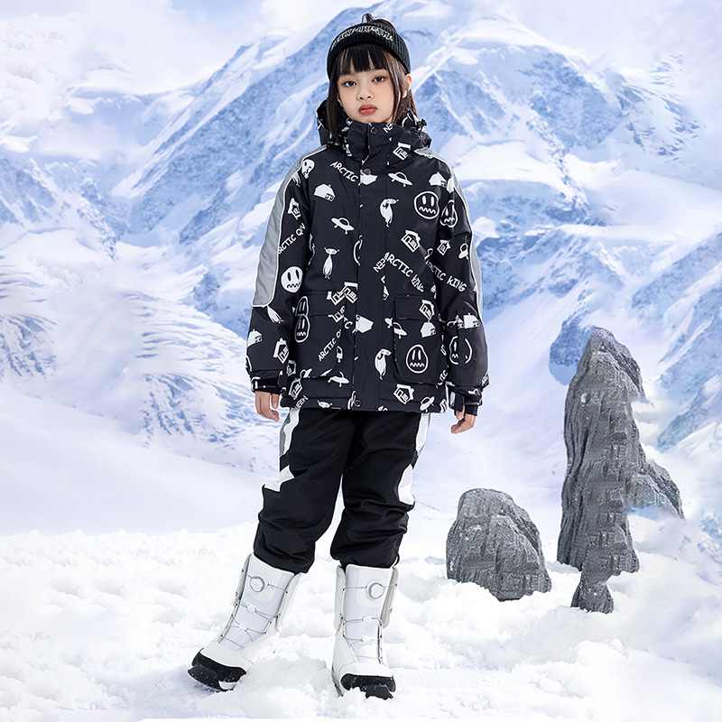 Kids Outdoor Overalls - 2025 Kış Çocuk Erkek Kız Kayak