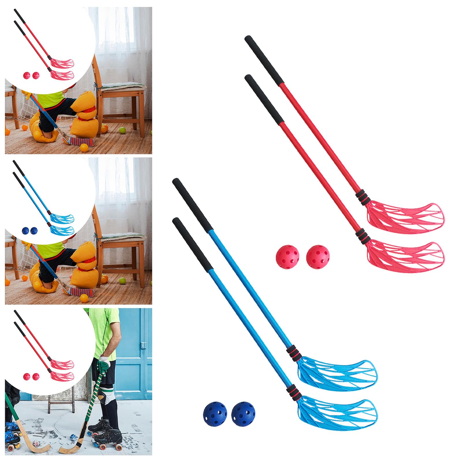 Kids Outdoor Hockey Sticks - Çocuk Hokey Oyunu Başlangıç Seti Plastik