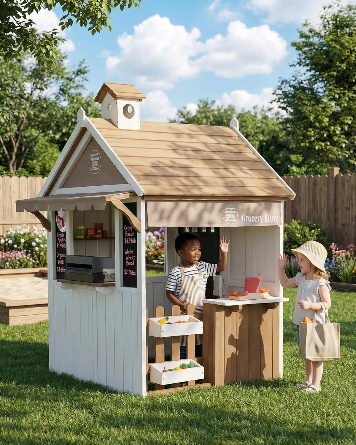 2'si 1 Arada Sedir Ahşap Çocuk - Kids Outdoor Chalkboard incelemesi ve fiyatı
