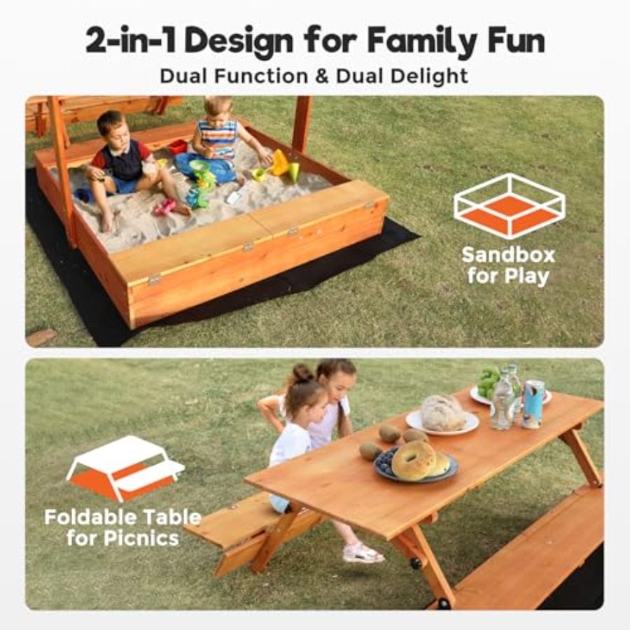 Arka bahçe açık hava çocuk ahş - Kids Outdoor Picnic Table incelemesi ve fiyatı
