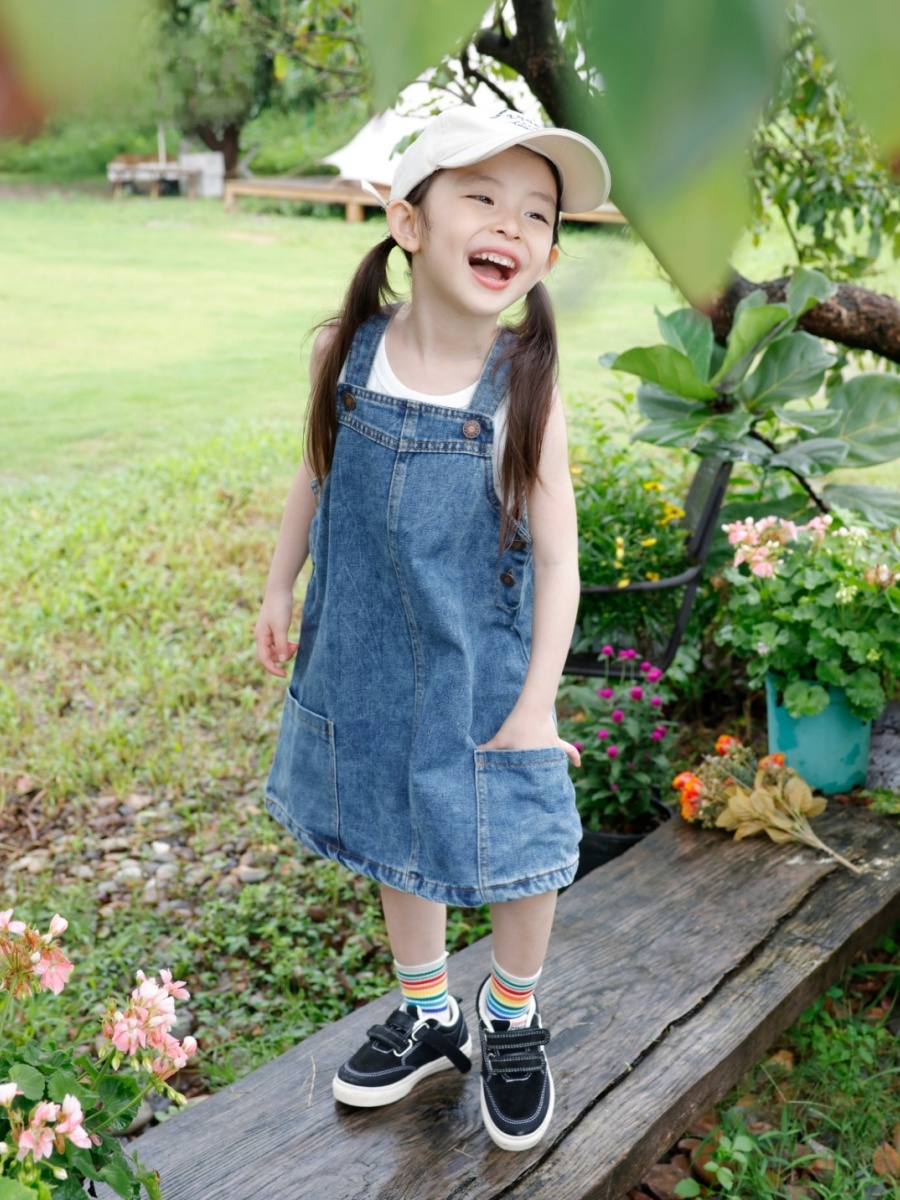 Kızlar Açık Hava Kampı Kot Sal - Kids Outdoor Overalls incelemesi ve fiyatı