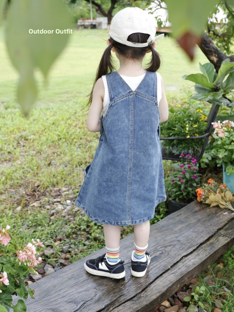 Kızlar Açık Hava Kampı Kot Sal - Kids Outdoor Overalls incelemesi ve fiyatı