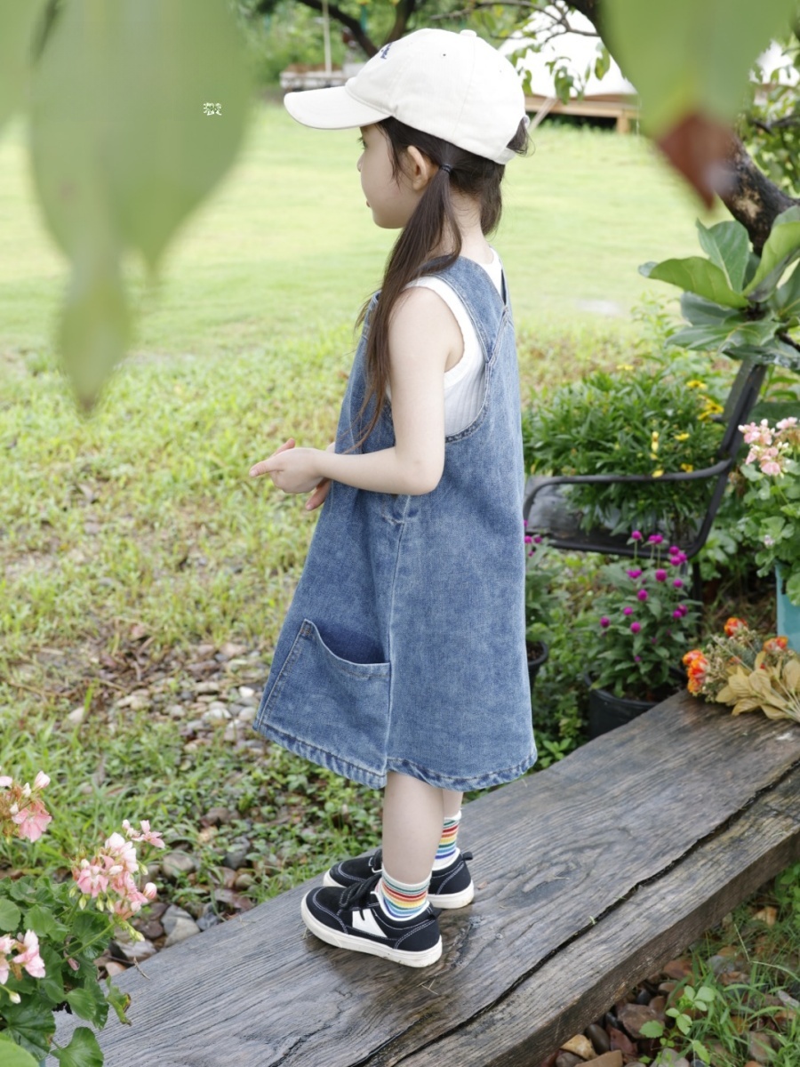 Kızlar Açık Hava Kampı Kot Sal - Kids Outdoor Overalls incelemesi ve fiyatı