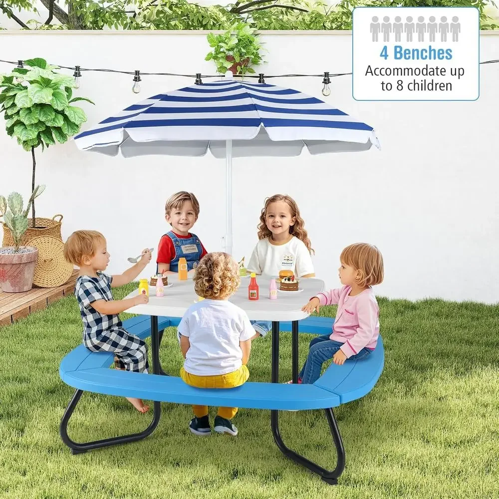 8 Kişilik Çocuk Piknik Masası, - Kids Outdoor Picnic Table incelemesi ve fiyatı