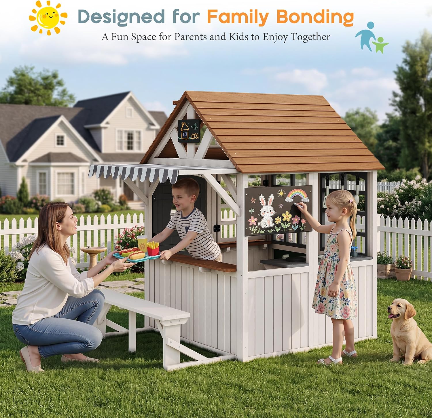 Dayanıklı Köknar Ahşap Açık Ha - Kids Outdoor Chalkboard incelemesi ve fiyatı