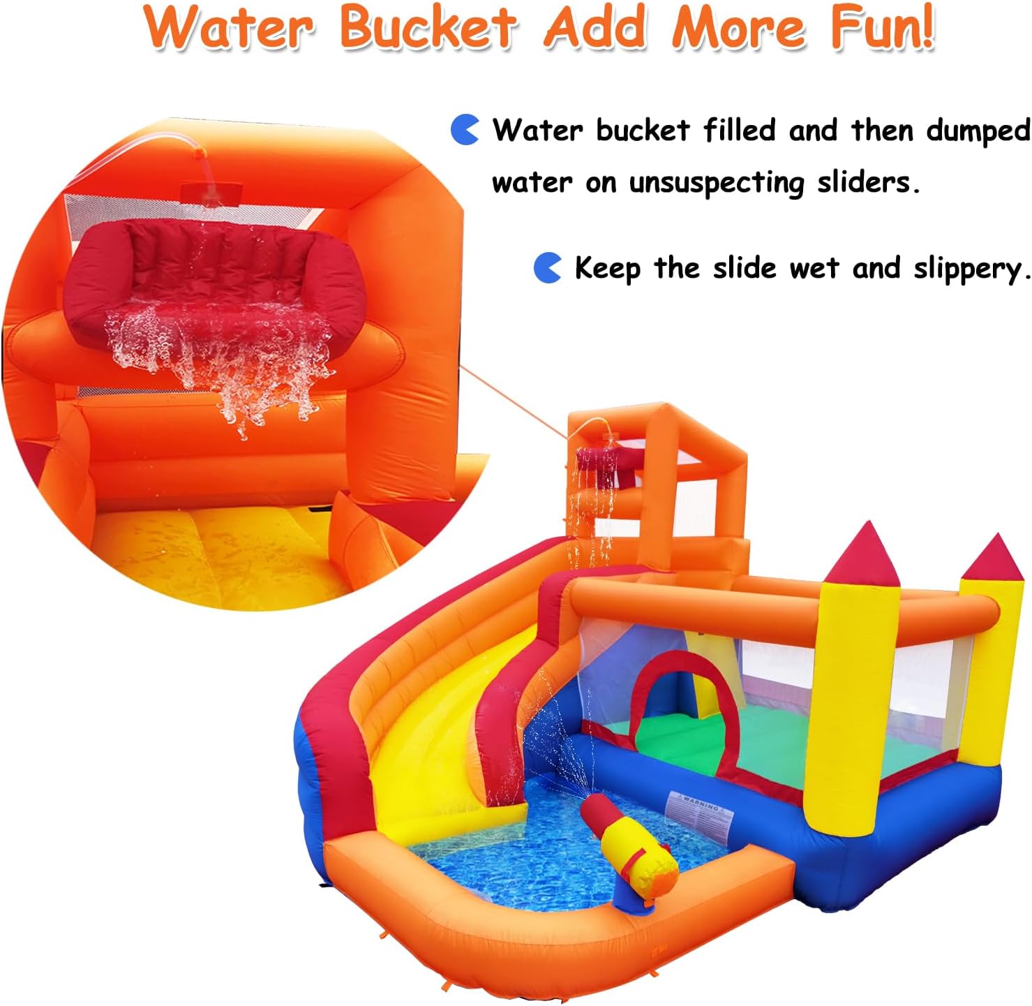 HuaKastro Çocuklar İçin Havuzl - Kids Outdoor House With Slide incelemesi ve fiyatı