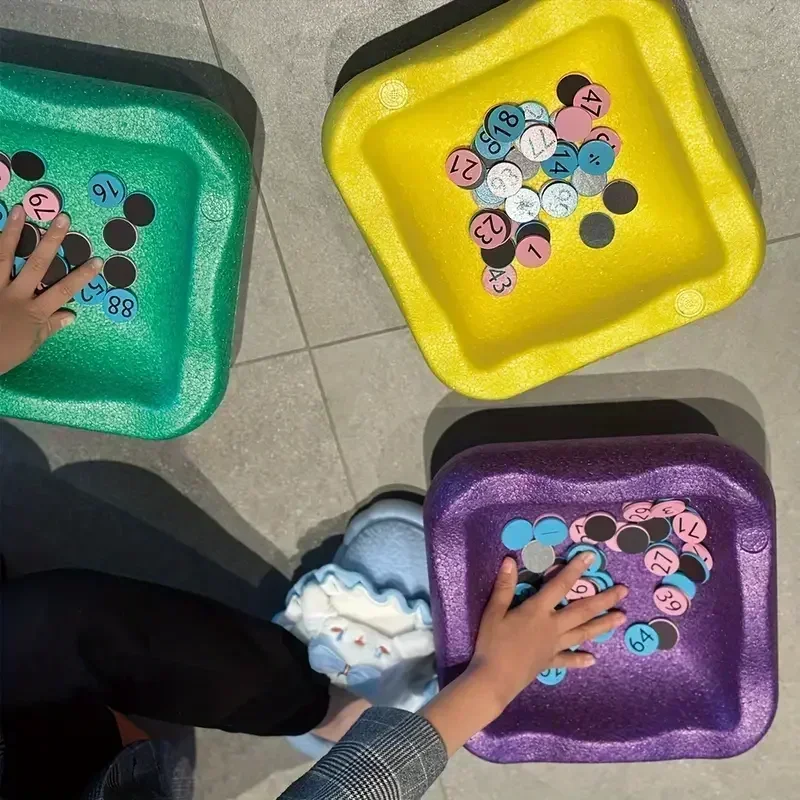 1/3 adet gökkuşağı denge basam - Stepping Stone Foam incelemesi ve fiyatı