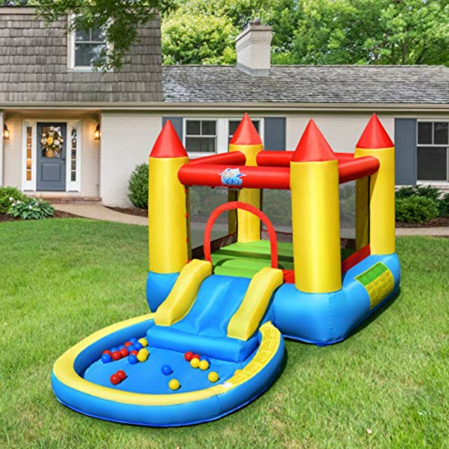 3-5 yaş arası çocuklar için şi - Kids Outdoor House With Slide incelemesi ve fiyatı