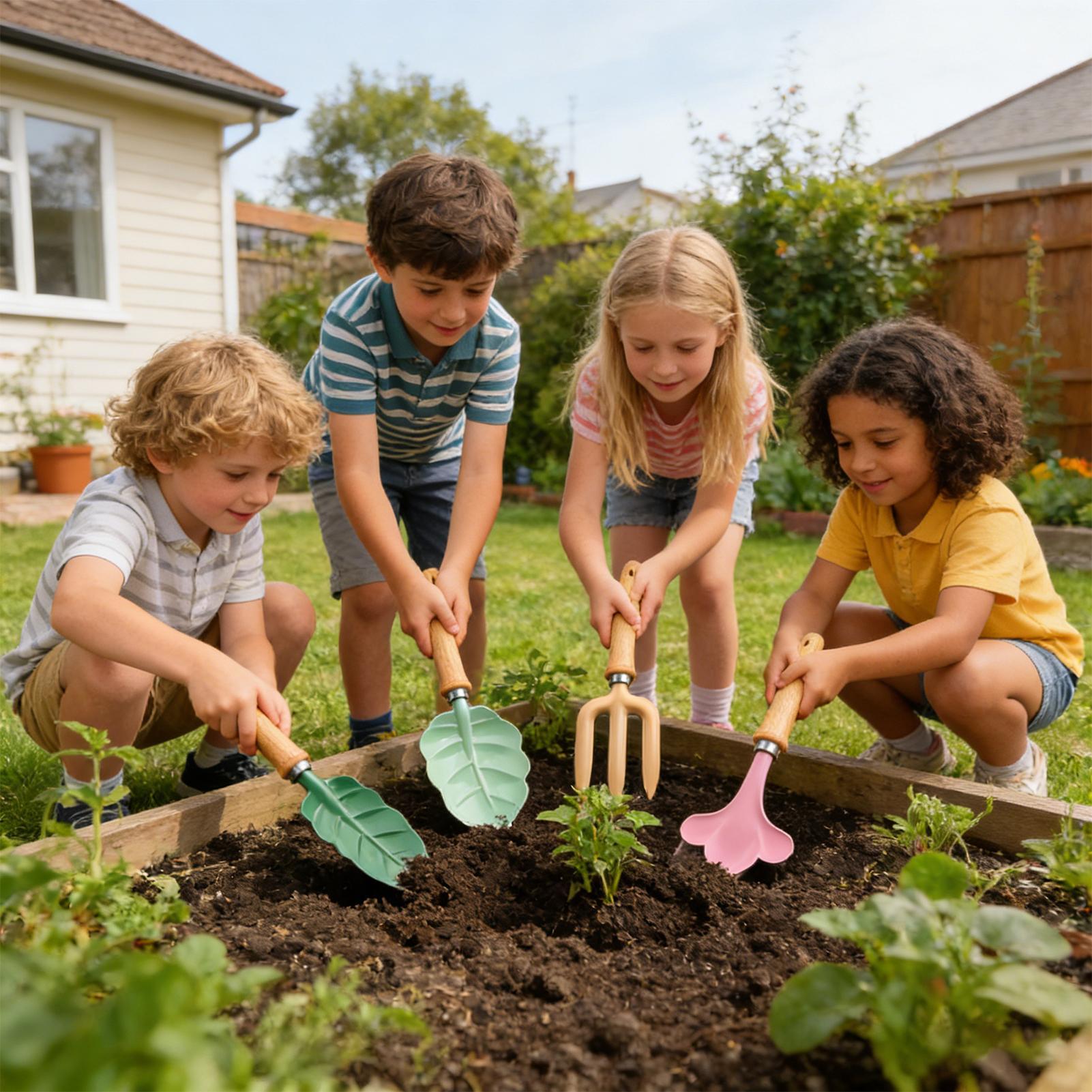 Çocuklar için bahçe seti 4 par - Kids Outdoor Garden incelemesi ve fiyatı
