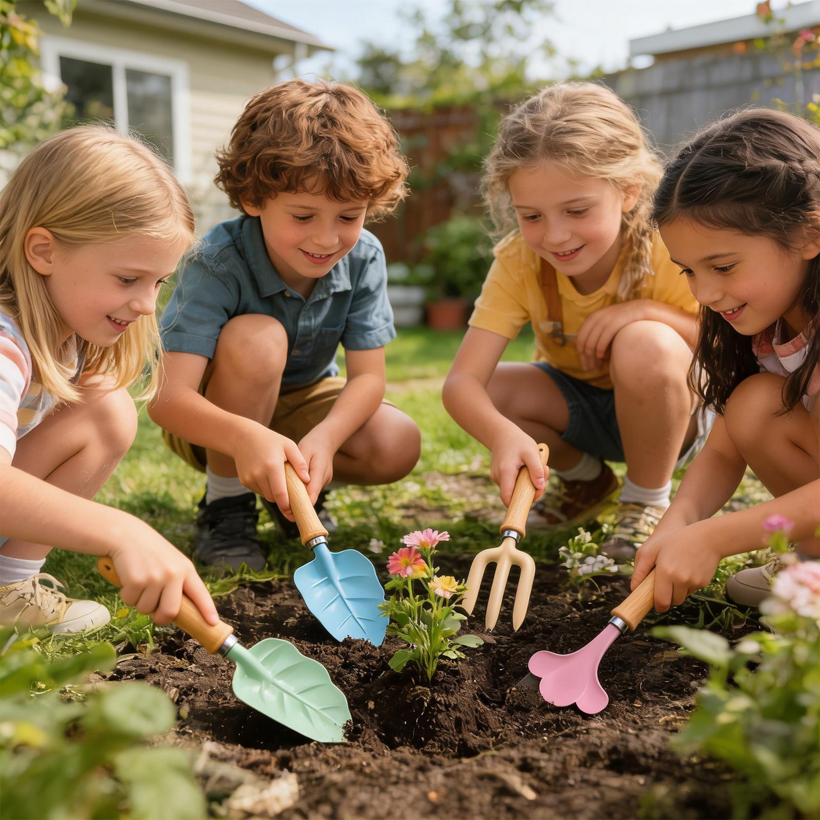 Çocuklar için bahçe seti 4 par - Kids Outdoor Garden incelemesi ve fiyatı