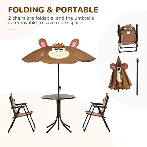 Çocuk Masa ve Sandalye Takımı  - Kids Outdoor Table And Chairs With Umbrella incelemesi ve fiyatı