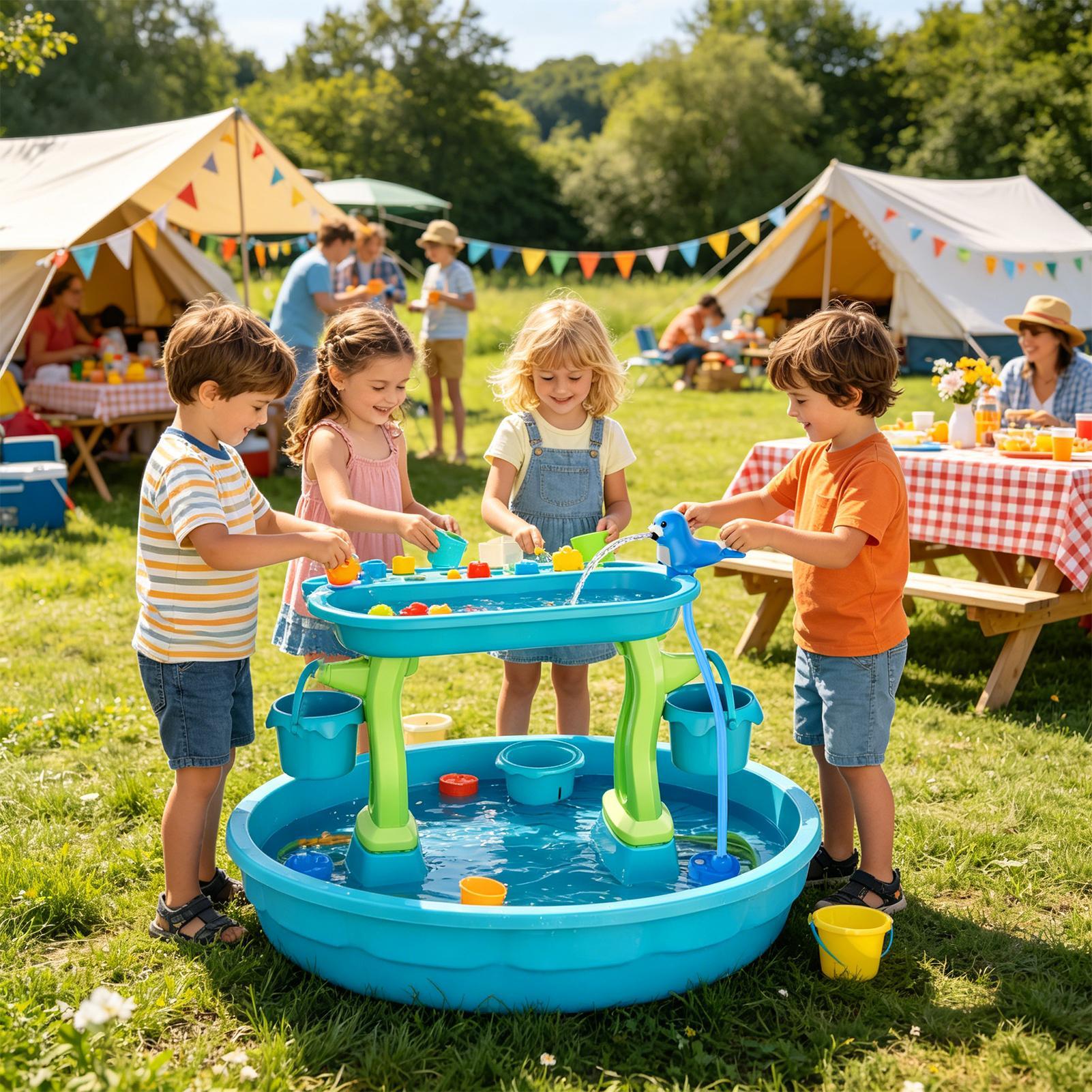 Şarj edilebilir su tablası püs - Kids Outdoor Picnic Table incelemesi ve fiyatı