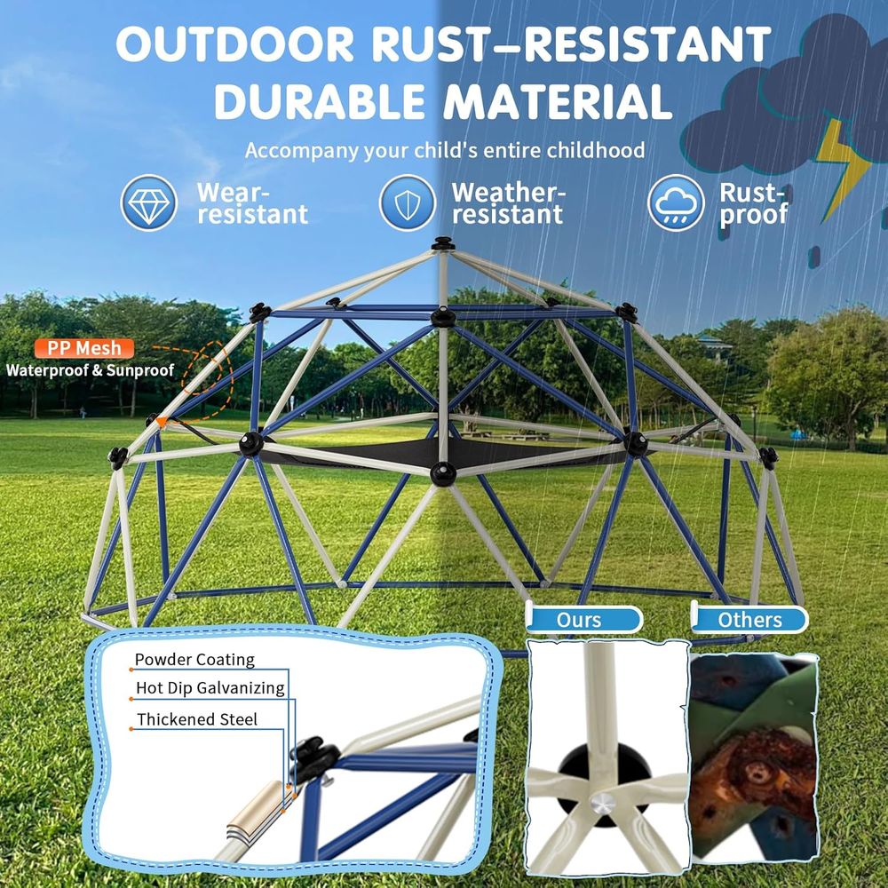 ClimDome, Hamaklı 10T Dome Tır - Kids Outdoor Jungle Gym Dome incelemesi ve fiyatı
