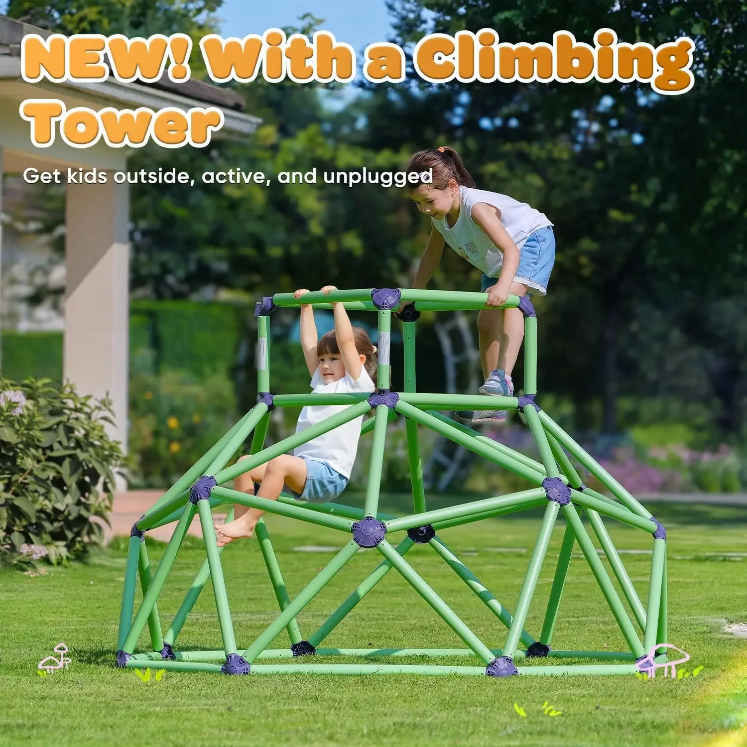 Zupapa Maymun Barları Tırmanma - Kids Outdoor Jungle Gym Dome incelemesi ve fiyatı