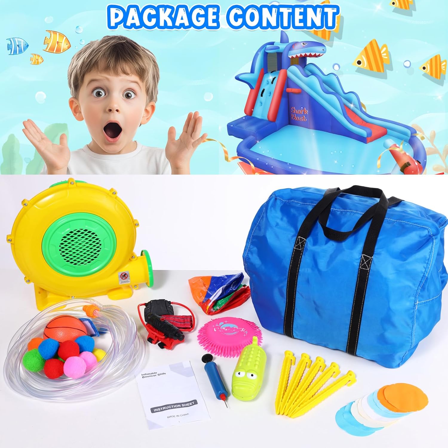 Çocuklar İçin Köpekbalığı Tema - Kids Outdoor Climbing incelemesi ve fiyatı