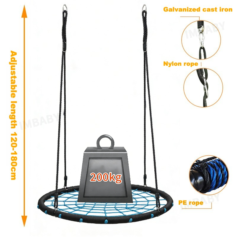 IMBABY Çocuk Yuvarlak Fileli S - Kids Outdoor Nest Swing incelemesi ve fiyatı