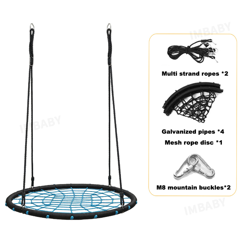 IMBABY Çocuk Yuvarlak Fileli S - Kids Outdoor Nest Swing incelemesi ve fiyatı