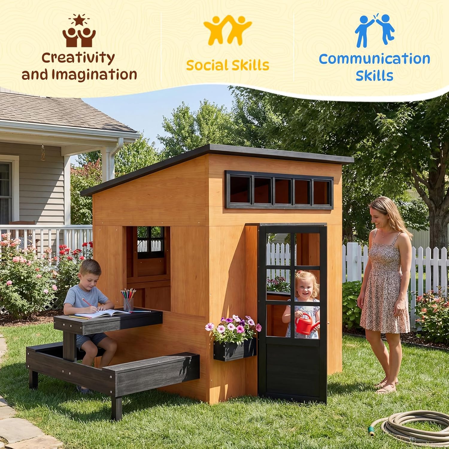 Nordivale Açık Hava Oyun Evi M - Kids Outdoor Chalkboard incelemesi ve fiyatı