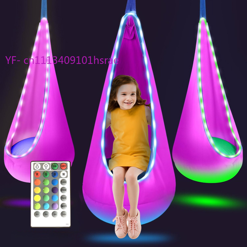 Parlayan LED'li Şişme Hamak Ta - Kids Outdoor Swing Chair incelemesi ve fiyatı