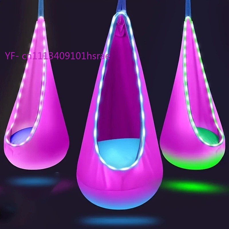 Parlayan LED'li Şişme Hamak Ta - Kids Outdoor Swing Chair incelemesi ve fiyatı