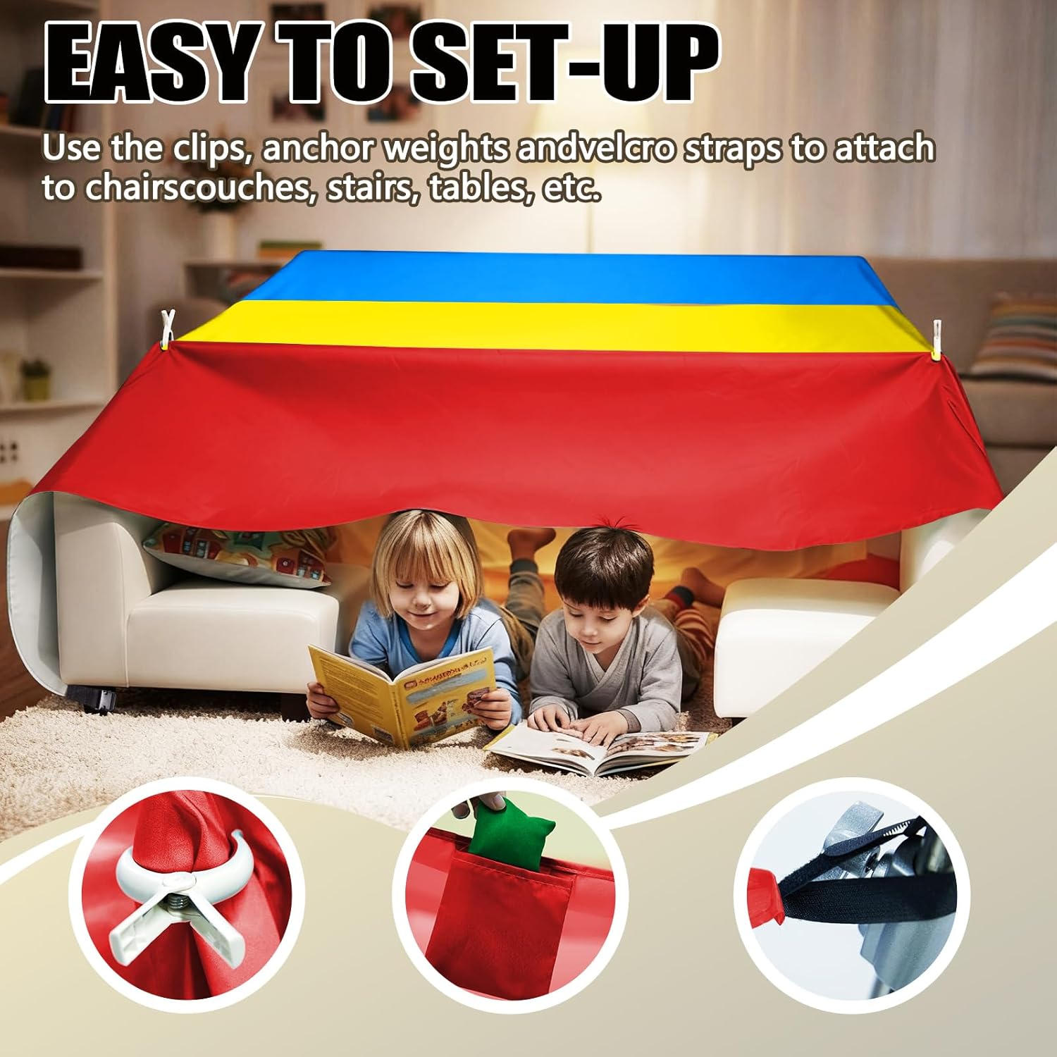 Yeni Sihirli Çocuklar İçin Kal - Kids Outdoor Fort Building Kit incelemesi ve fiyatı