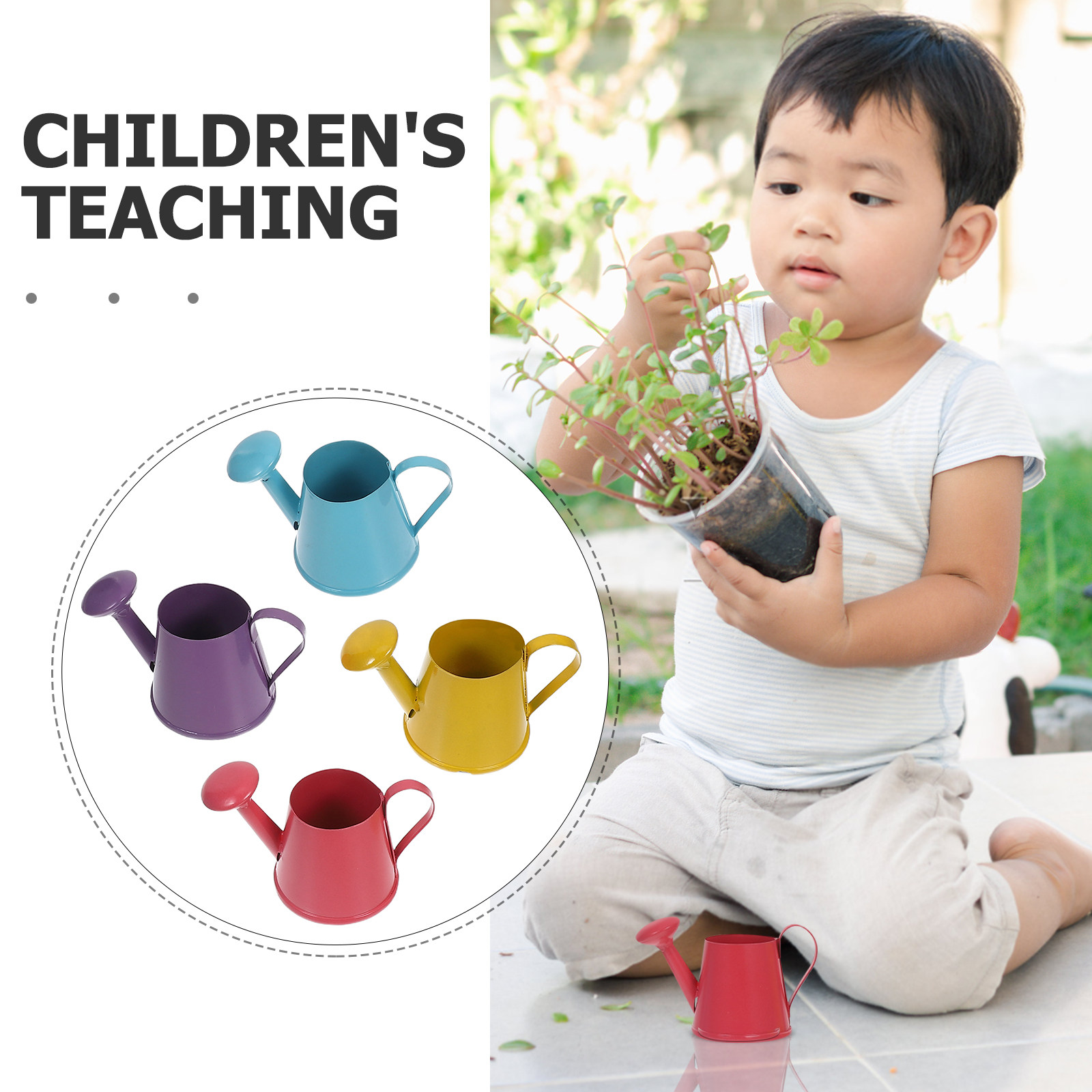 4 Parça Mini Metal Sulama Kabı - Kids Outdoor Garden incelemesi ve fiyatı