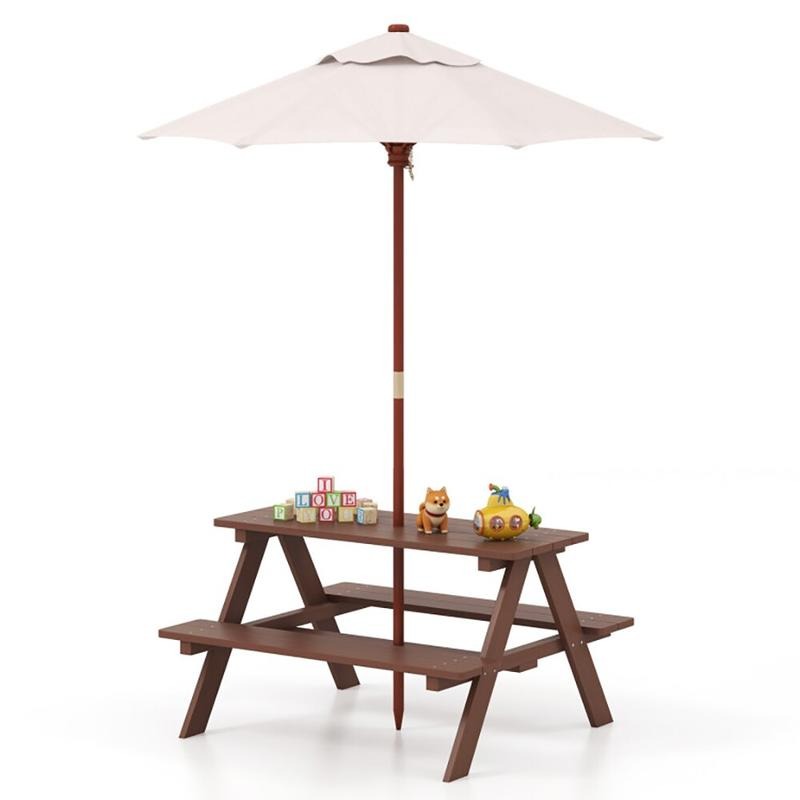 Açık Hava 4 Kişilik Çocuk Pikn - Kids Outdoor Picnic Table incelemesi ve fiyatı
