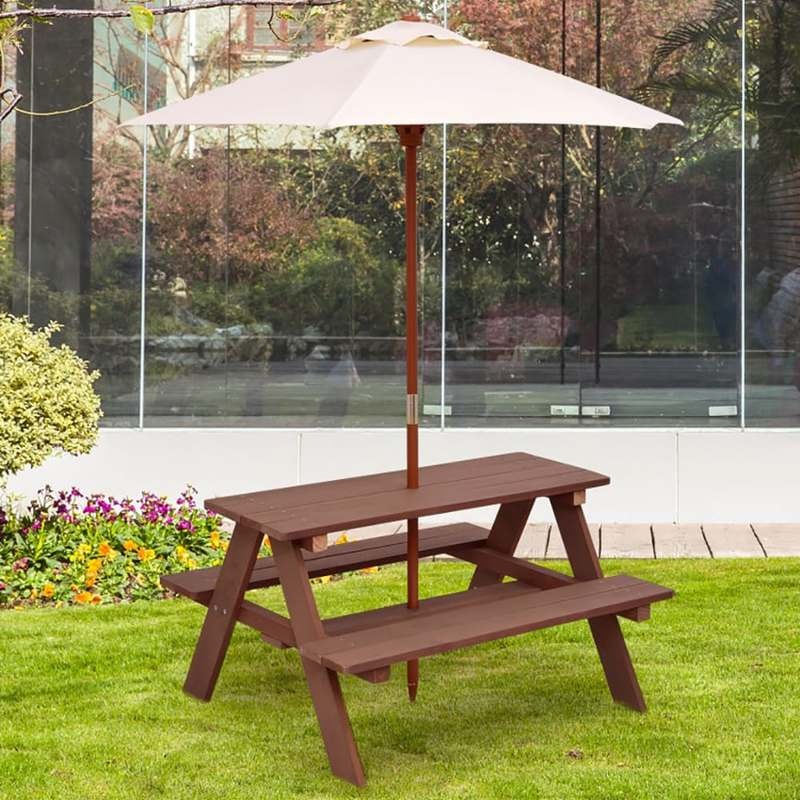 Açık Hava 4 Kişilik Çocuk Pikn - Kids Outdoor Picnic Table incelemesi ve fiyatı