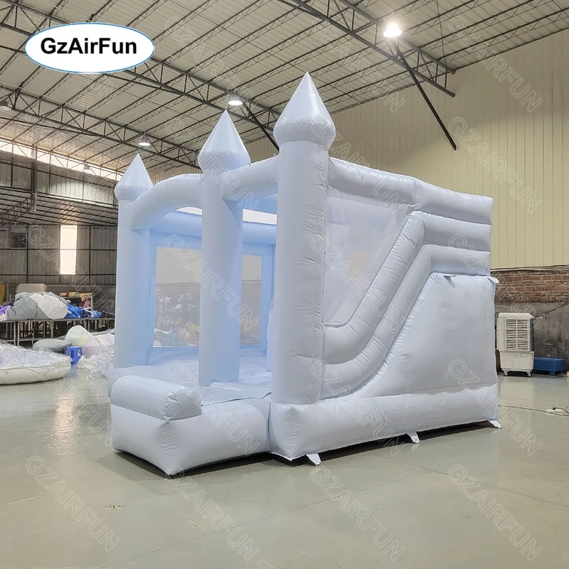Beyaz Şişme Kale Düğün İç Meka - Kids Outdoor House With Slide incelemesi ve fiyatı