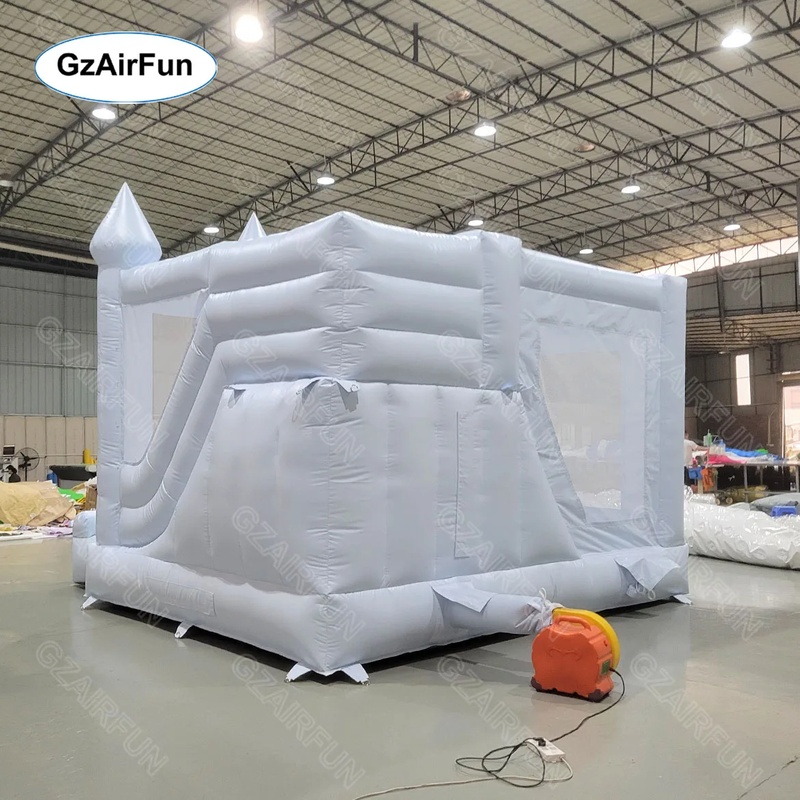Beyaz Şişme Kale Düğün İç Meka - Kids Outdoor House With Slide incelemesi ve fiyatı
