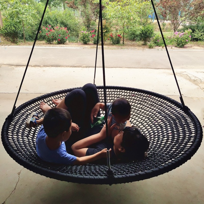 Çocuklar için Büyük Yuvarlak D - Kids Outdoor Nest Swing incelemesi ve fiyatı