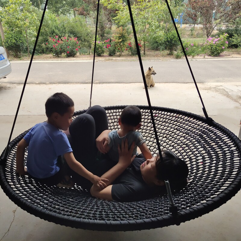 Çocuklar için Büyük Yuvarlak D - Kids Outdoor Nest Swing incelemesi ve fiyatı